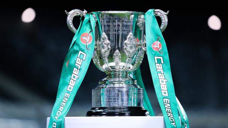 The Carabao Cup trophy ahead of Wednesday's second round